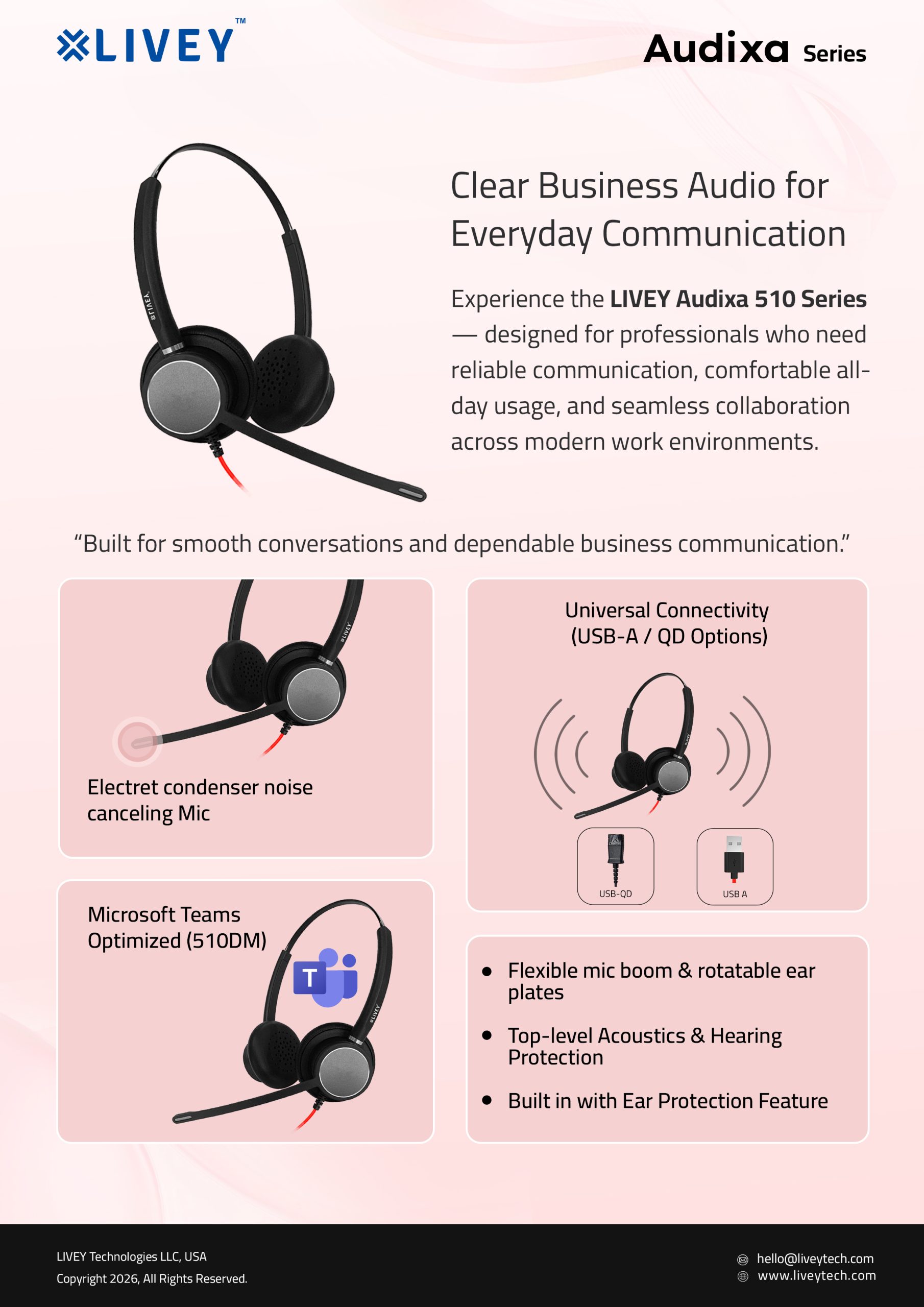 Clear Business Audio for Everyday Communication