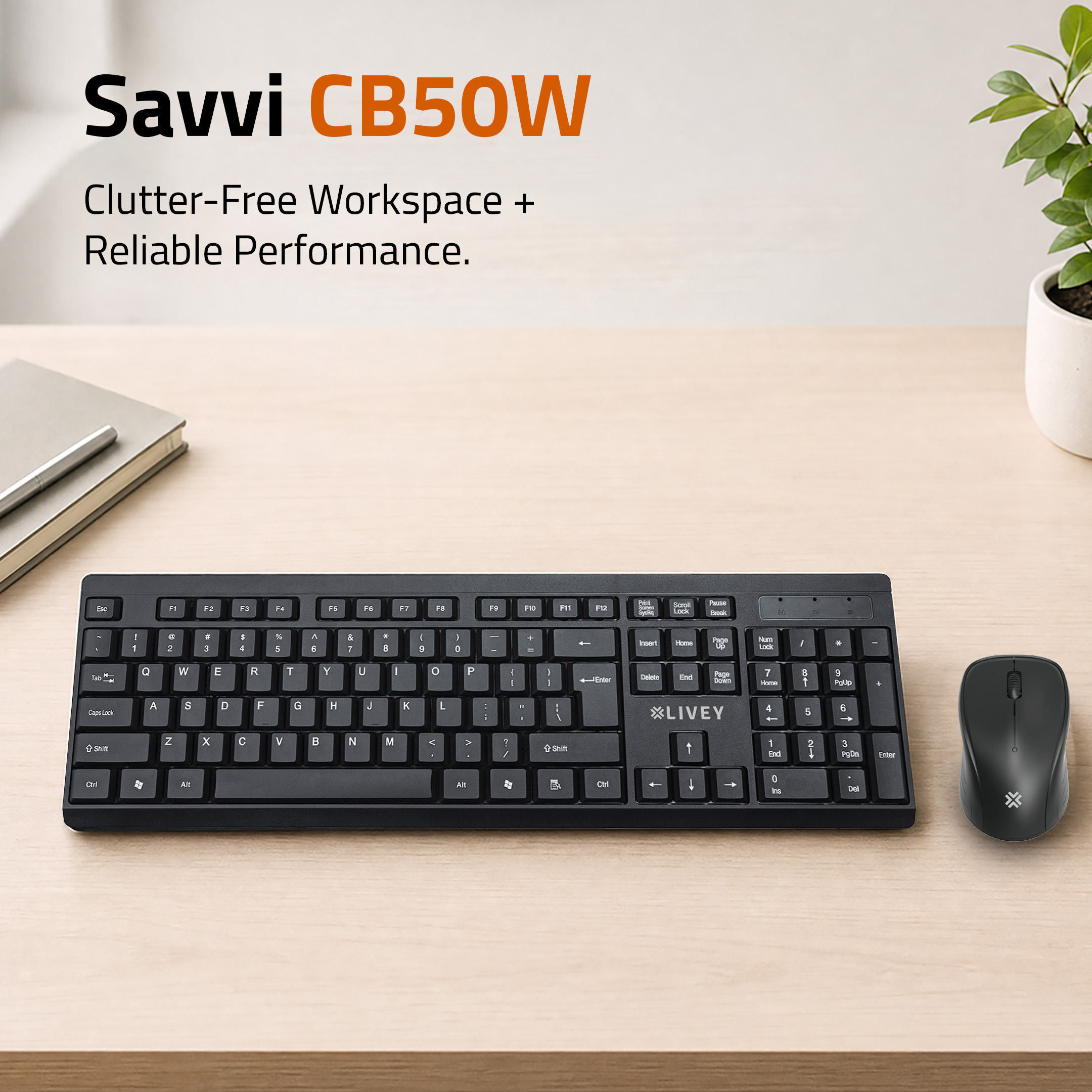 Savvi CB50W clutter-free wireless workspace