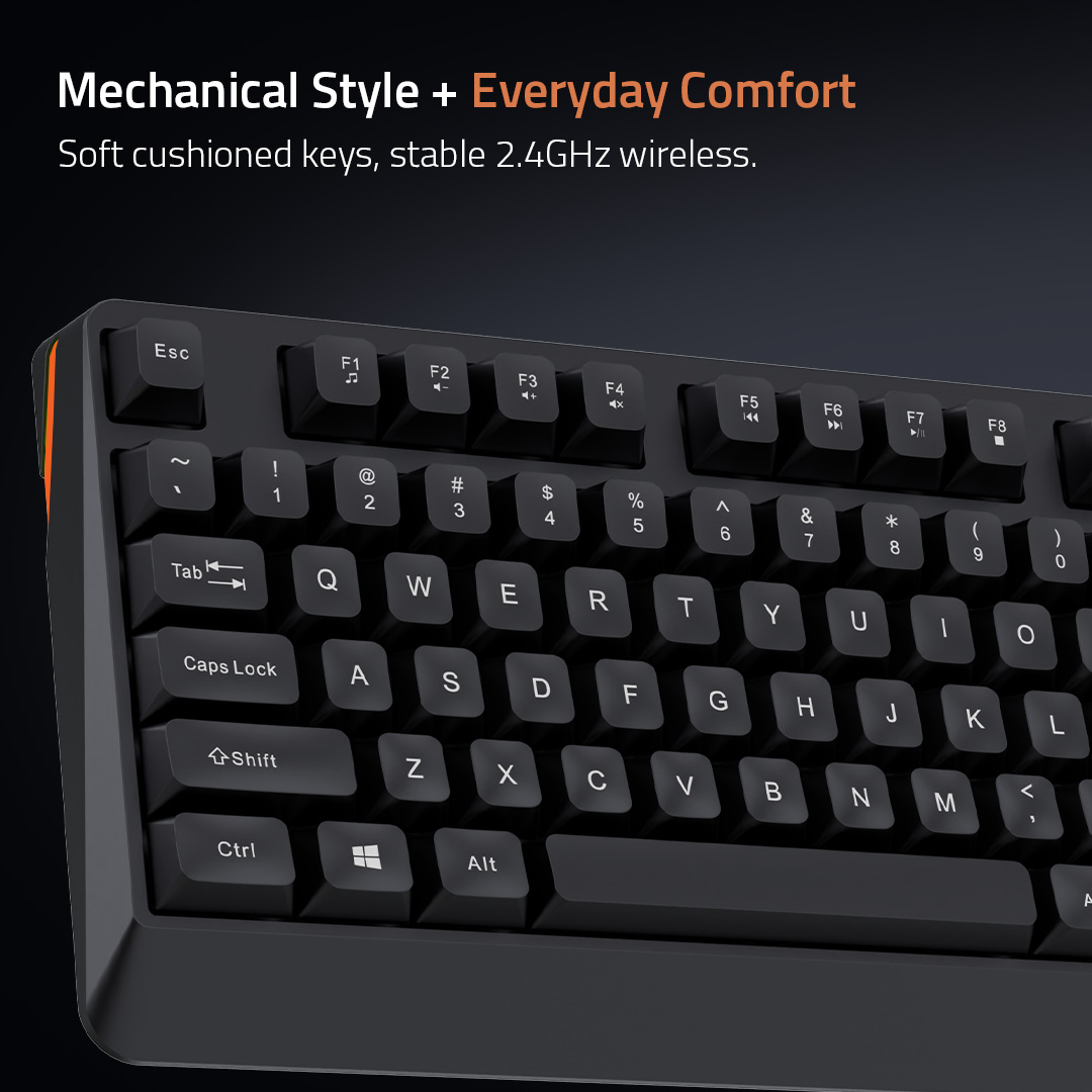 Savvi CB70W mechanical-style keyboard with cushioned keys