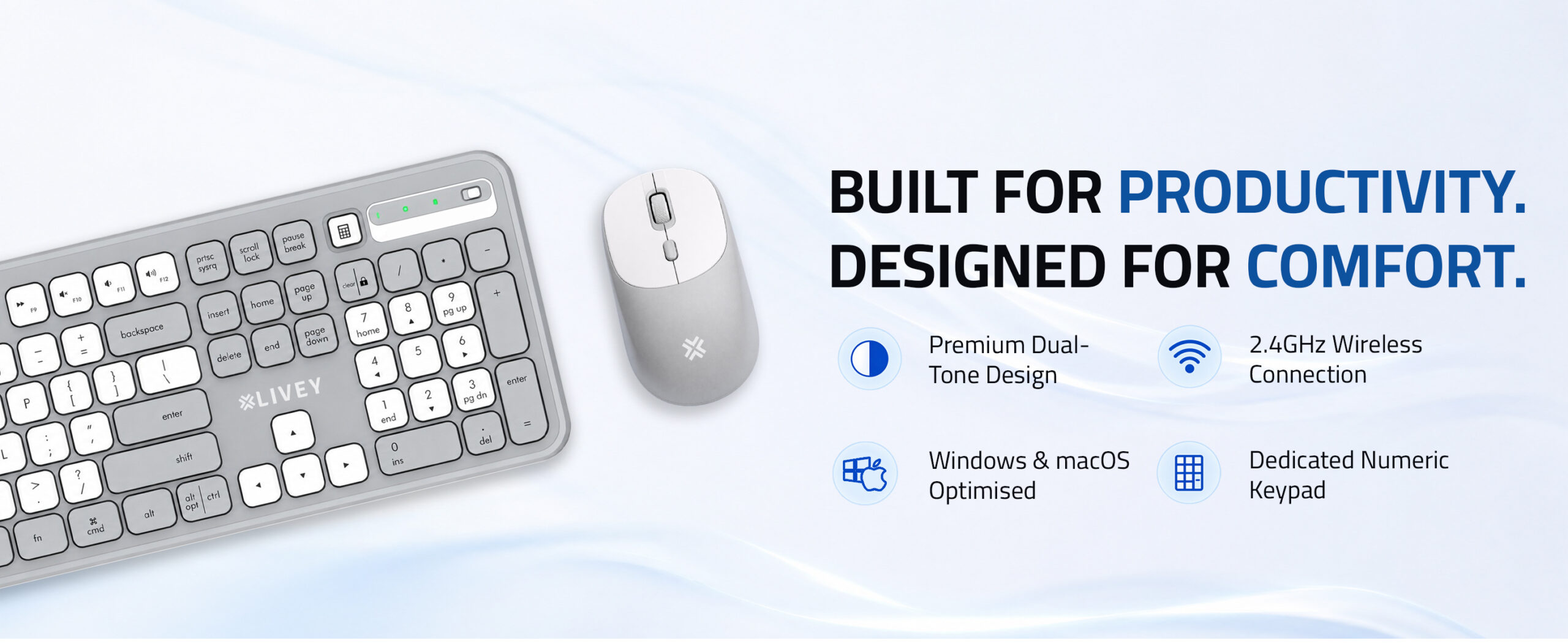 Savvi CB75W productivity features and wireless compatibility