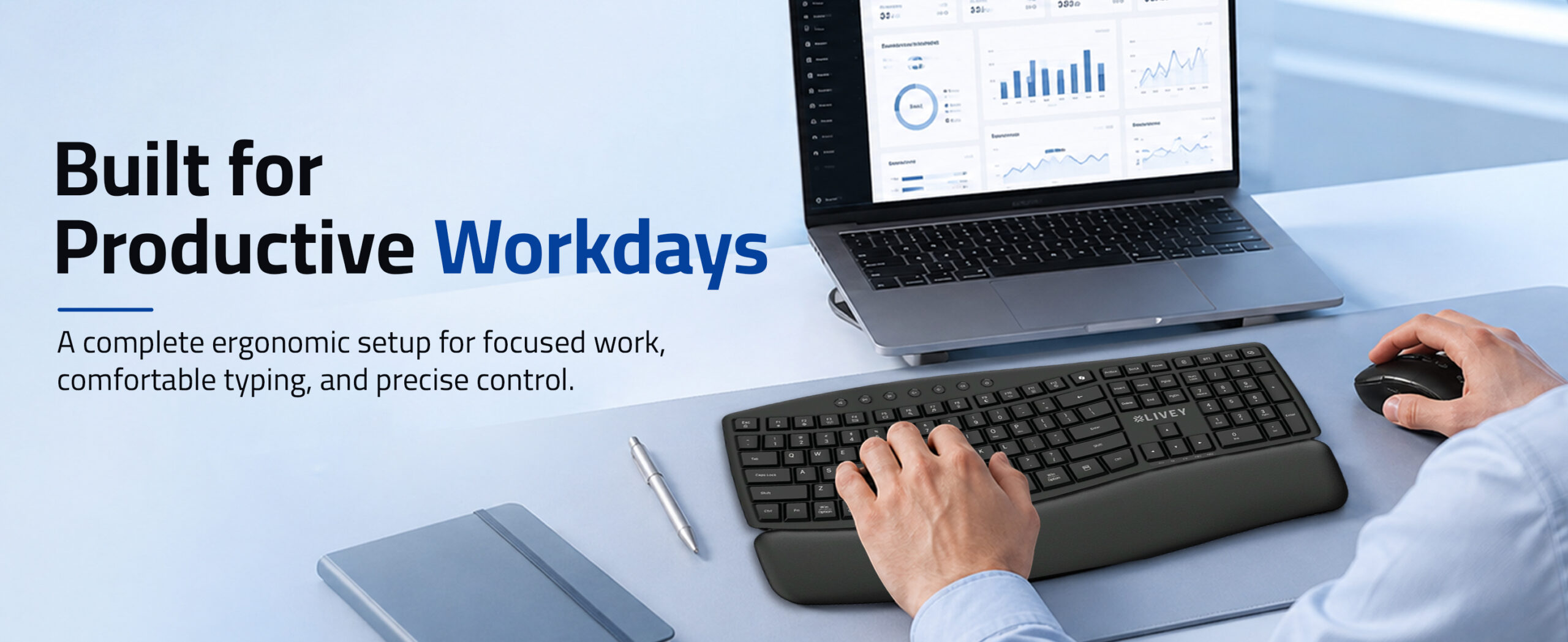 Savvi CB100X ergonomic setup for productive workdays