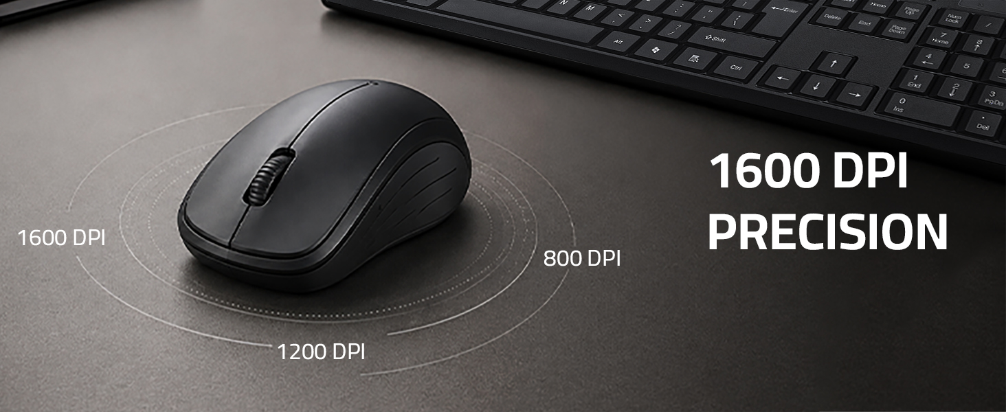Savvi CB50W wireless mouse with up to 1600 DPI