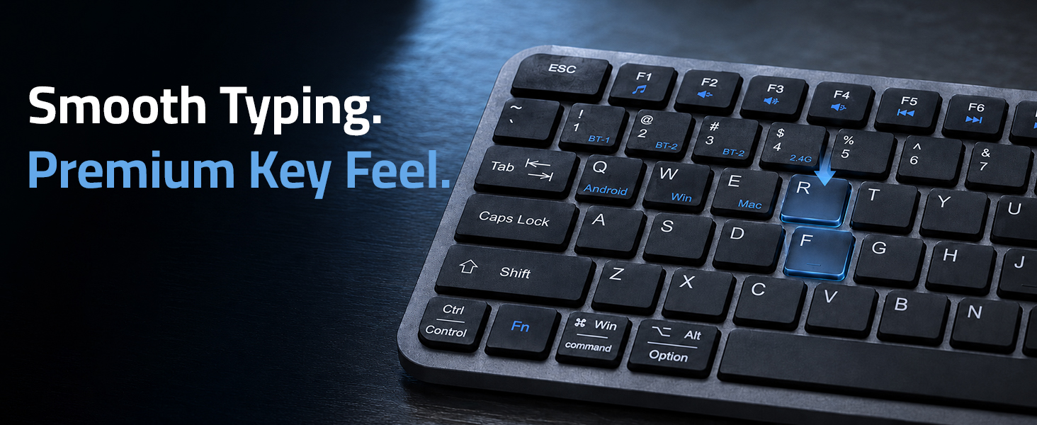 Savvi CB90X keyboard with smooth premium key feel