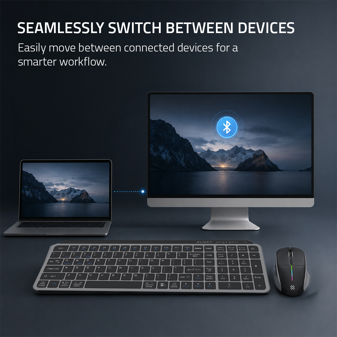 Savvi wireless combo switching between connected devices