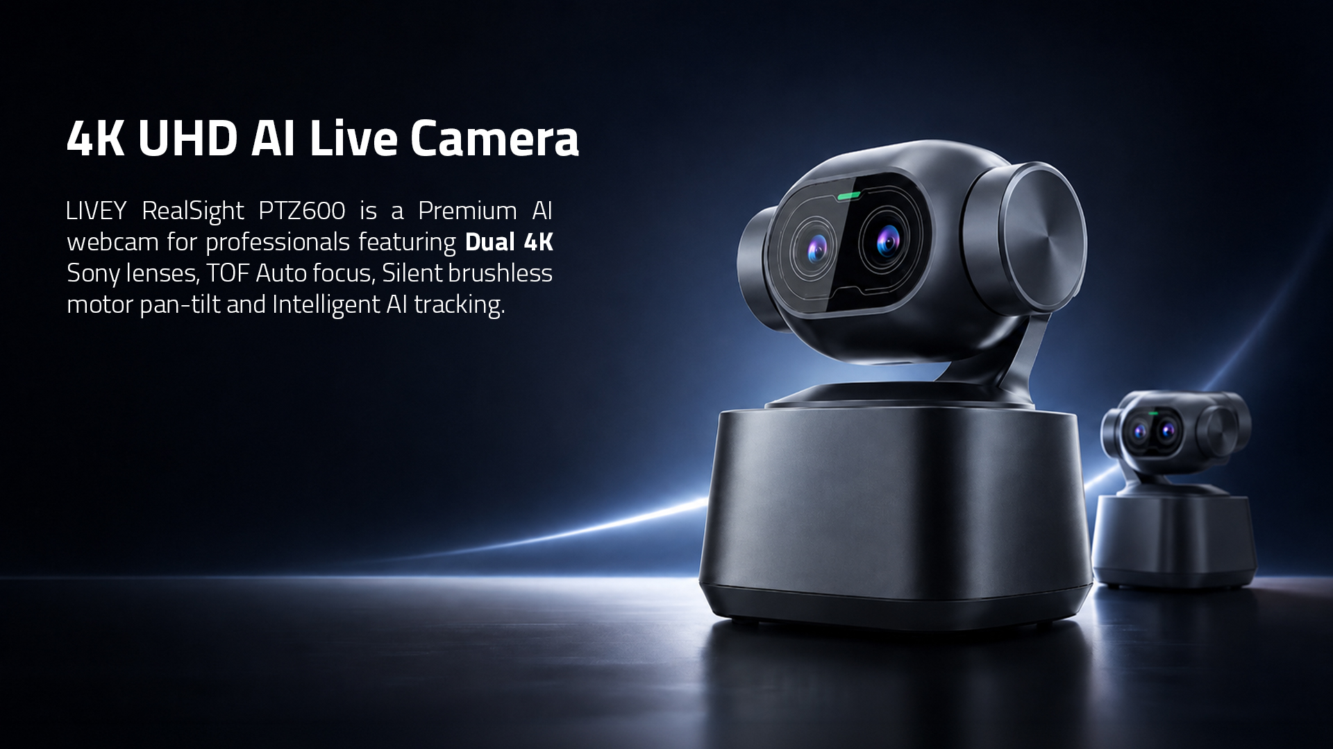 LIVEY RealSight ePTZ 600 4K AI camera